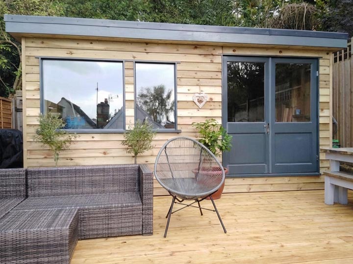 Bespoke garden room construction project